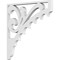 Ekena Millwork Genova Architectural Grade PVC Bracket, 5/8"W X 10"D X 10"H BKTP01X10X10GE - alternate 1
